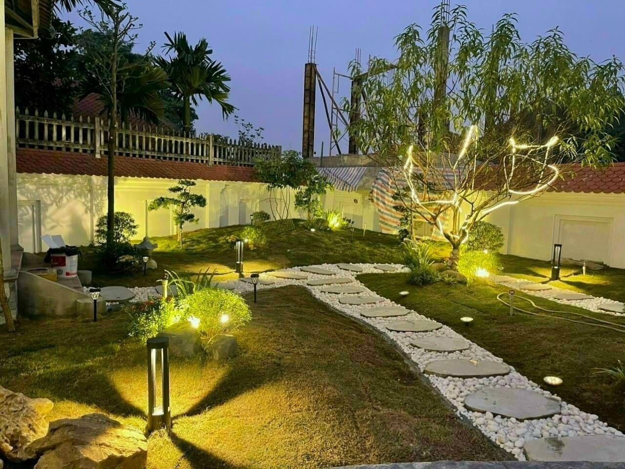 thi công hệ thống chiếu sáng